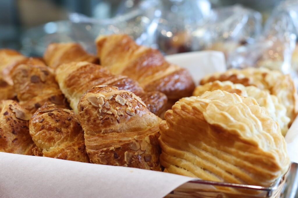 Freshly baked croissant and apple turnover from the Cafe Lounge menu, Carrick-on-Shannon